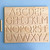 From Jennifer Wooden Reversible Alphabet Tracing  Board for Endless Play Collective