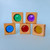 Bauspiel Wooden Toys Kaleidoscope Square Windows Set of 5 or 25