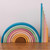 Avdar Medium Stepped Building Boards | Rainbow or Pastel for Endless Play Collective