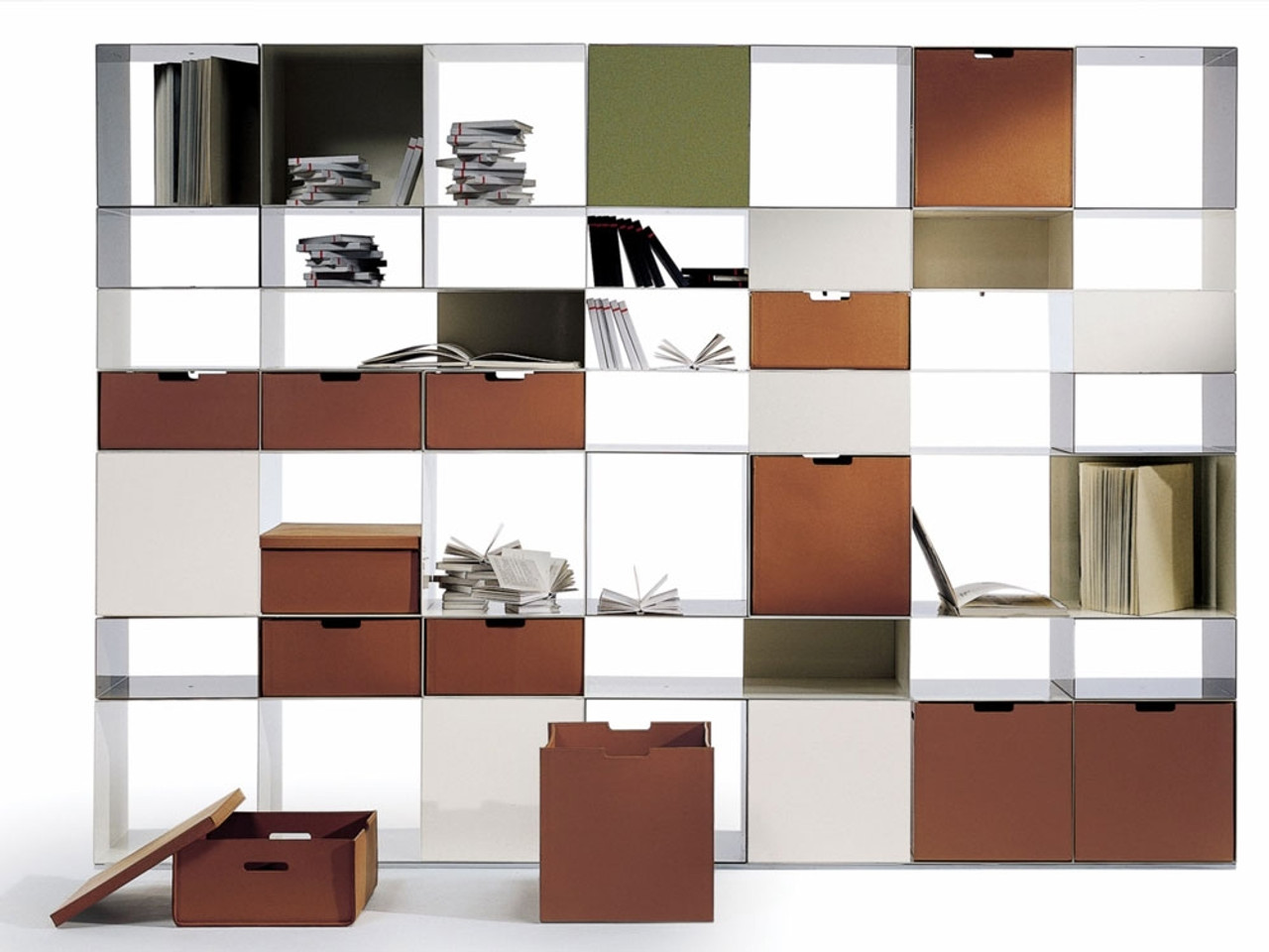 Flexform Infinity Book Shelving by Antonio Citterio 