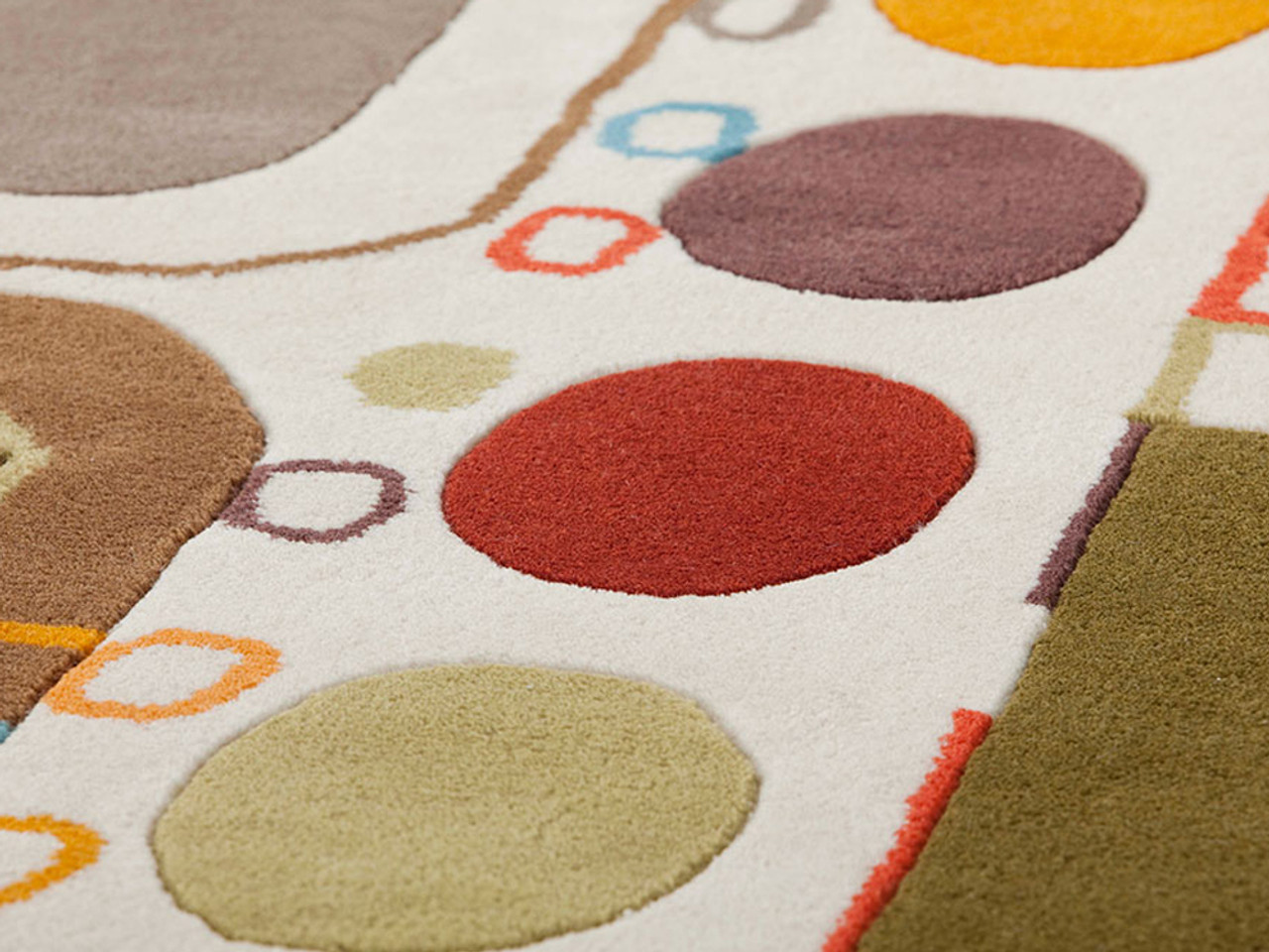 GAN Surf Malibú Mediterráneo Hand Tufted Runner Rug by Alejandra Gandía-Blasco