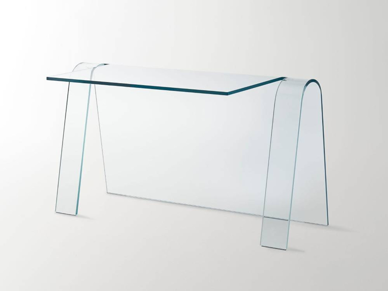 Glas Italia Folio desk by Yabu Pushelberg