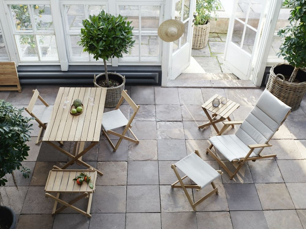 Carl Hansen & Son BM4570 Foldable Deck Chair by Børge Mogensen