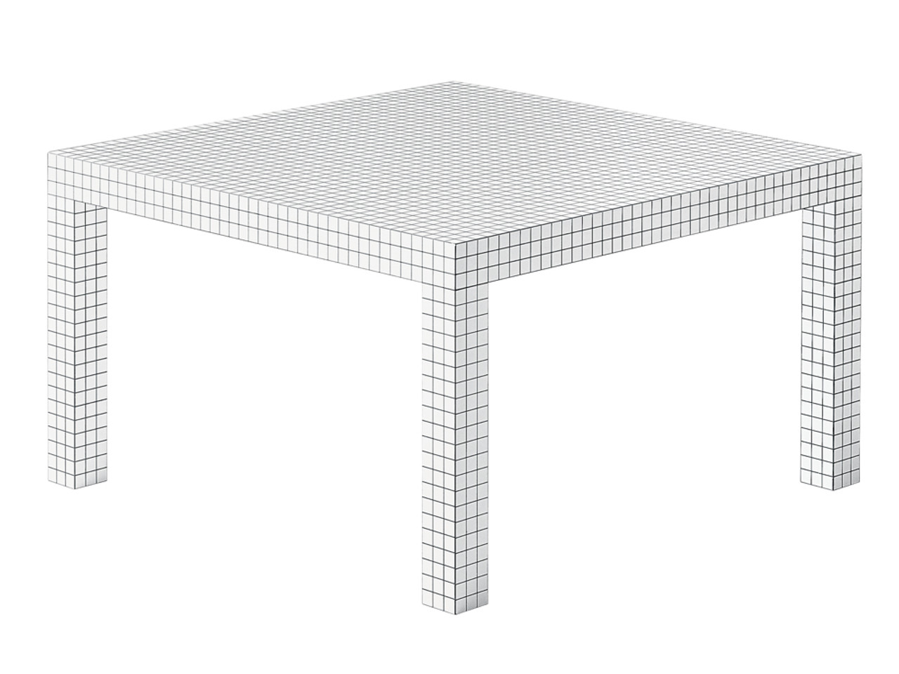 Zanotta Quaderna Dining Table by Superstudio