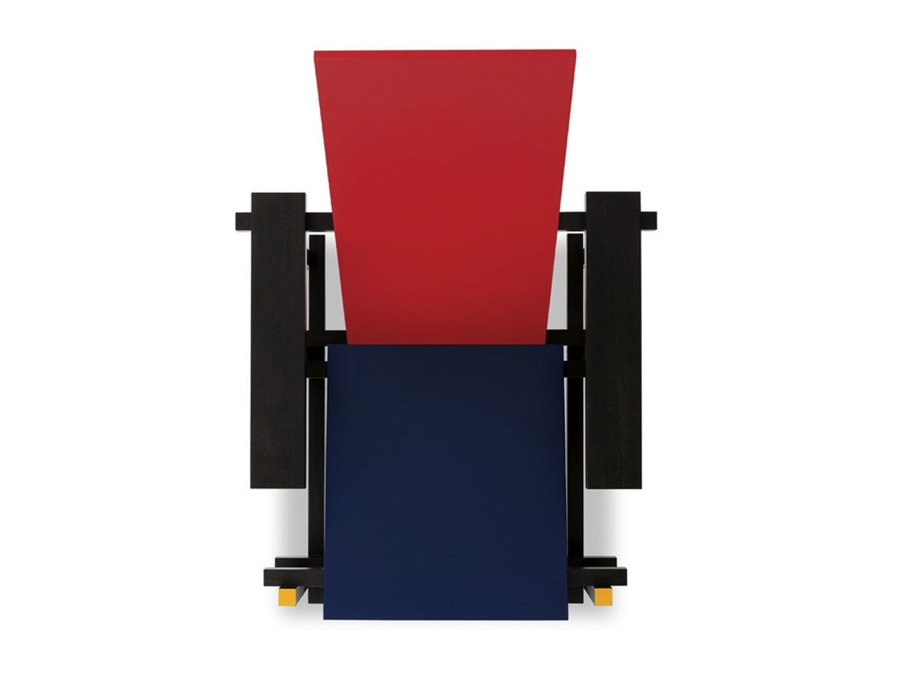 Cassina Red and Blue Armchair by Gerrit T. Rietveld