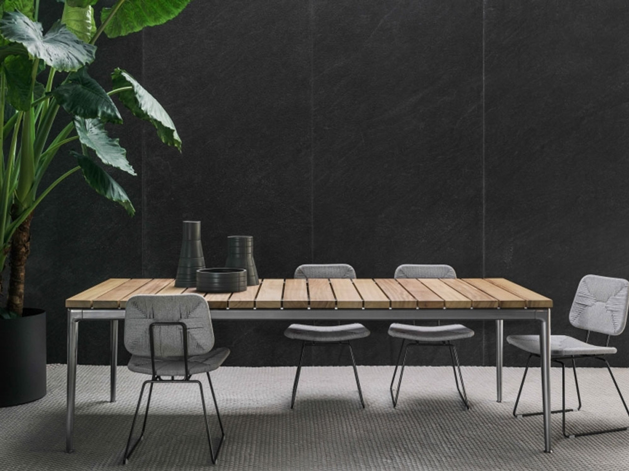 Flexform Pico Outdoor Dining Table by Flexform Design Team