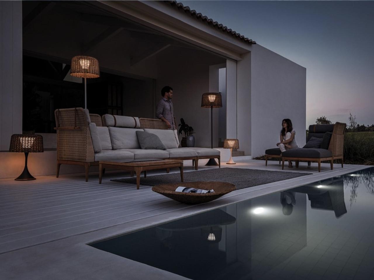 Gloster Lima Outdoor Coffee Table by Henrik Pedersen