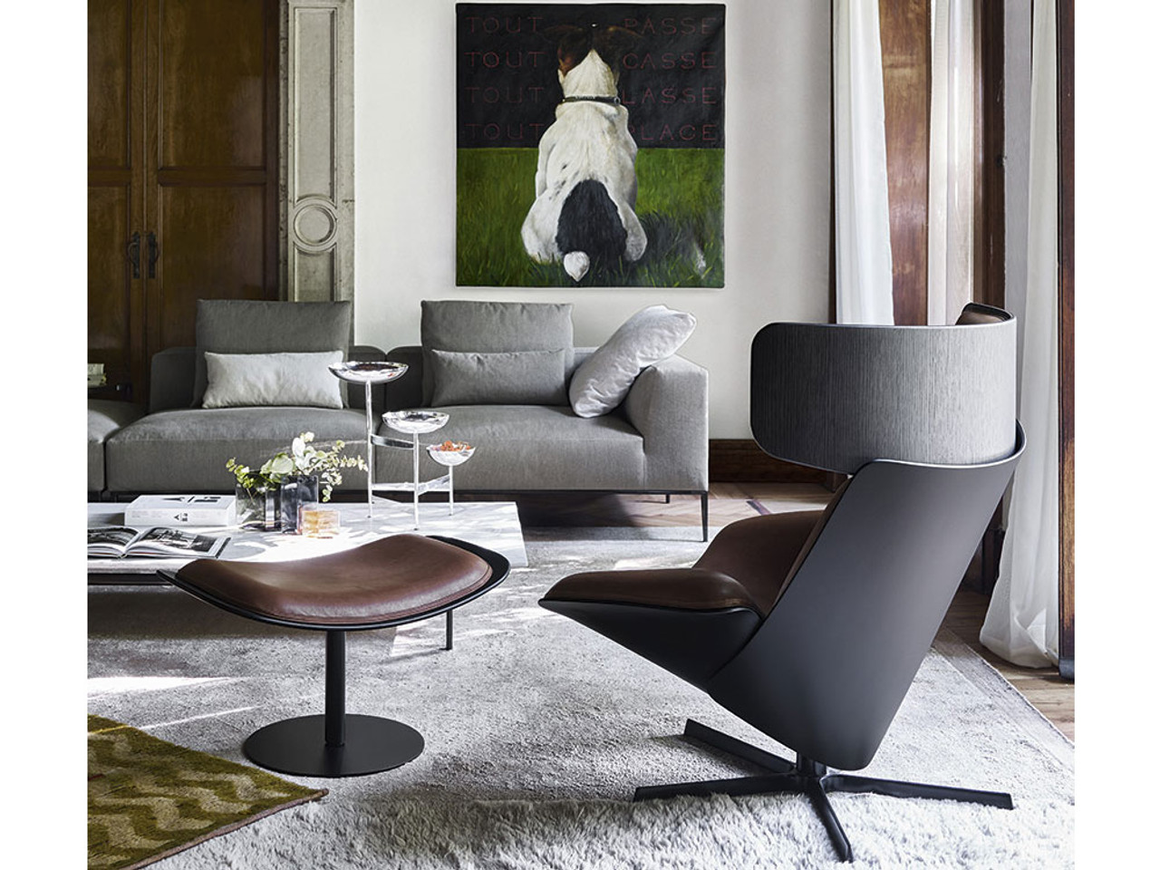 B&B Italia Almora Lounge Chair by Nipa Doshi and Jonathan Levien
