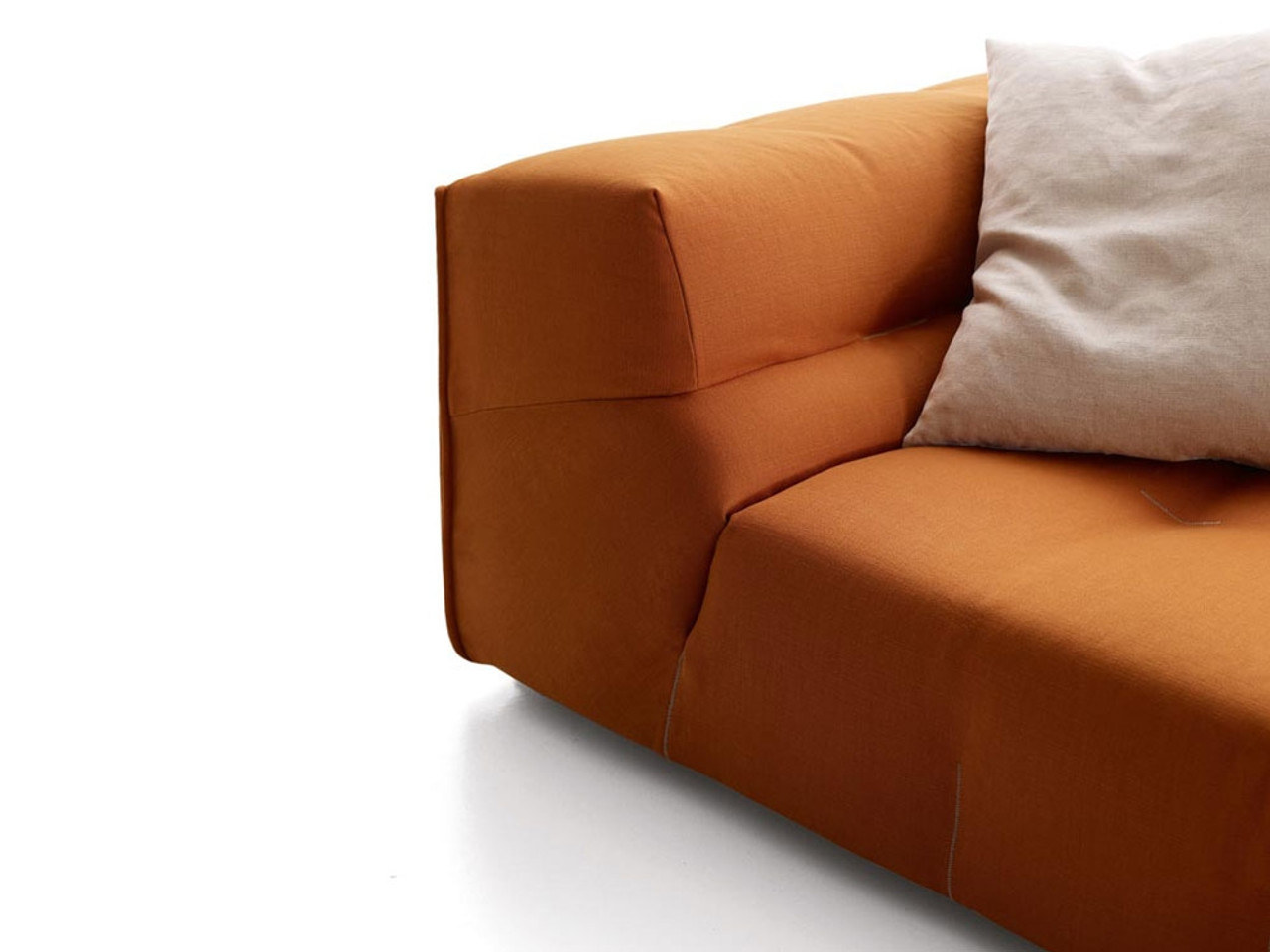 B&B Italia Tufty-Too Sofa with Chaise by Patricia Urquiola