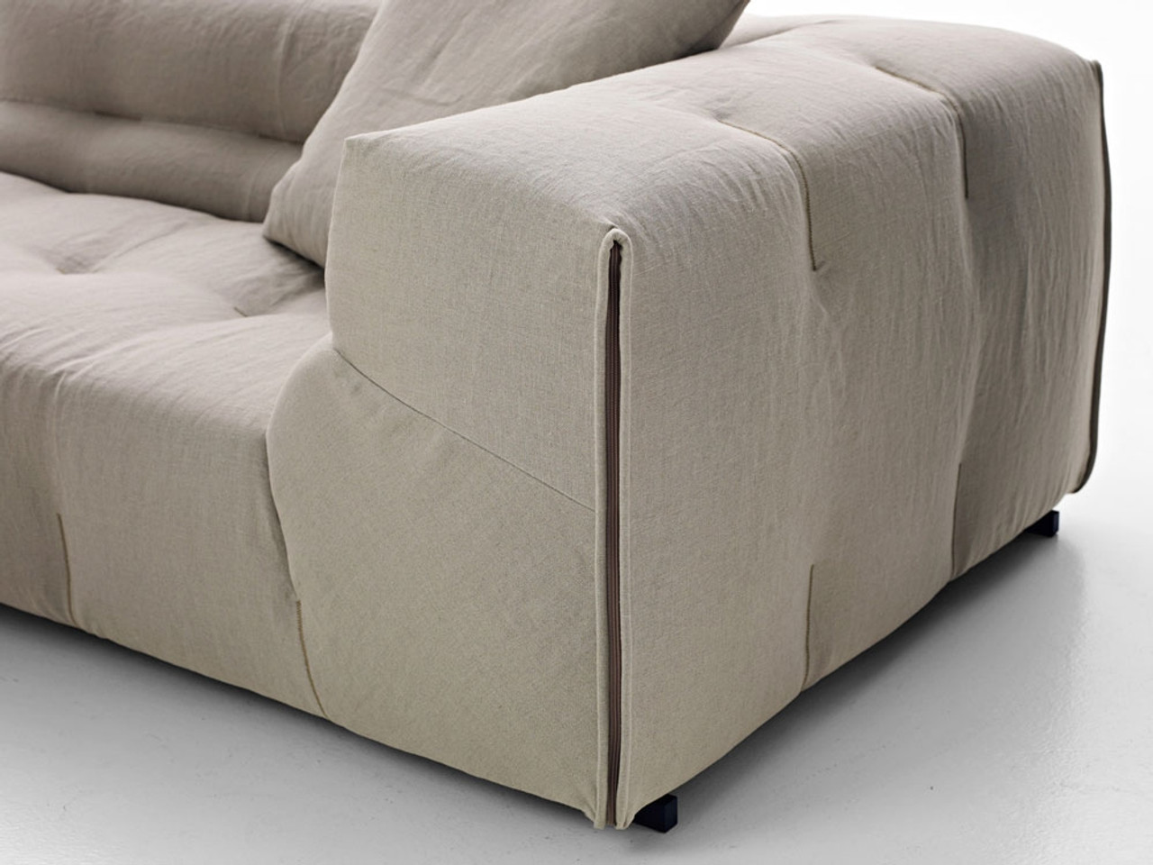 B&B Italia Tufty-Too Sofa with Chaise by Patricia Urquiola