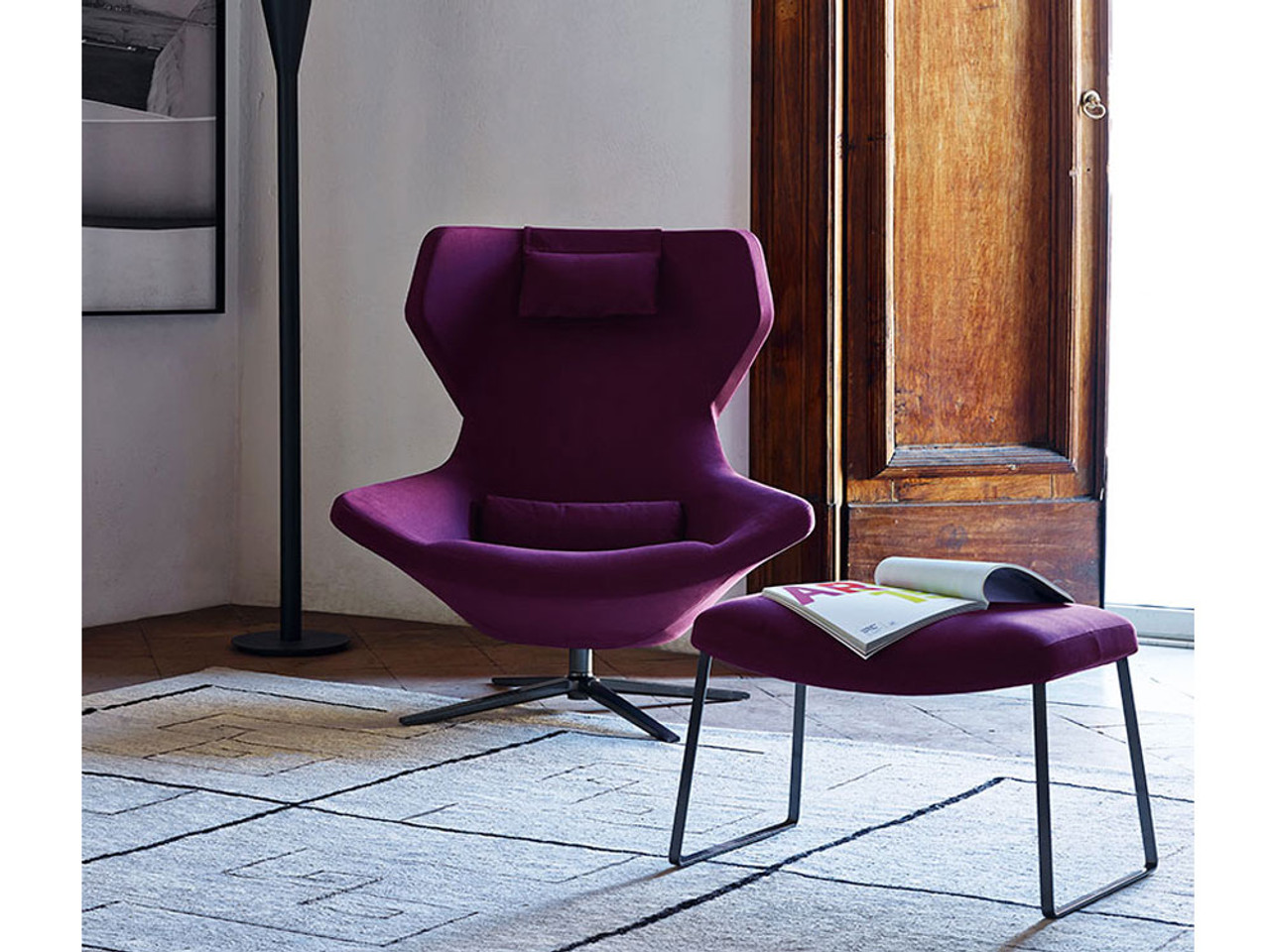 B&B Italia Metropolitan '14 MP100AP Armchair Jeffrey Bernett