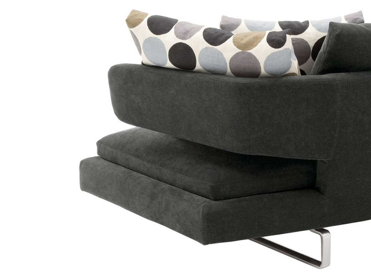 B&B Italia Arne Sofa with Chaise by Antonio Citterio