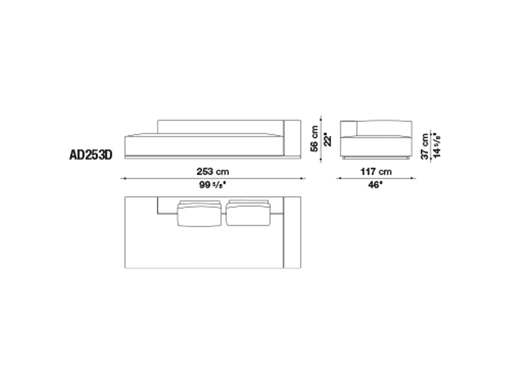 Andy '13 Sofa with Chaise