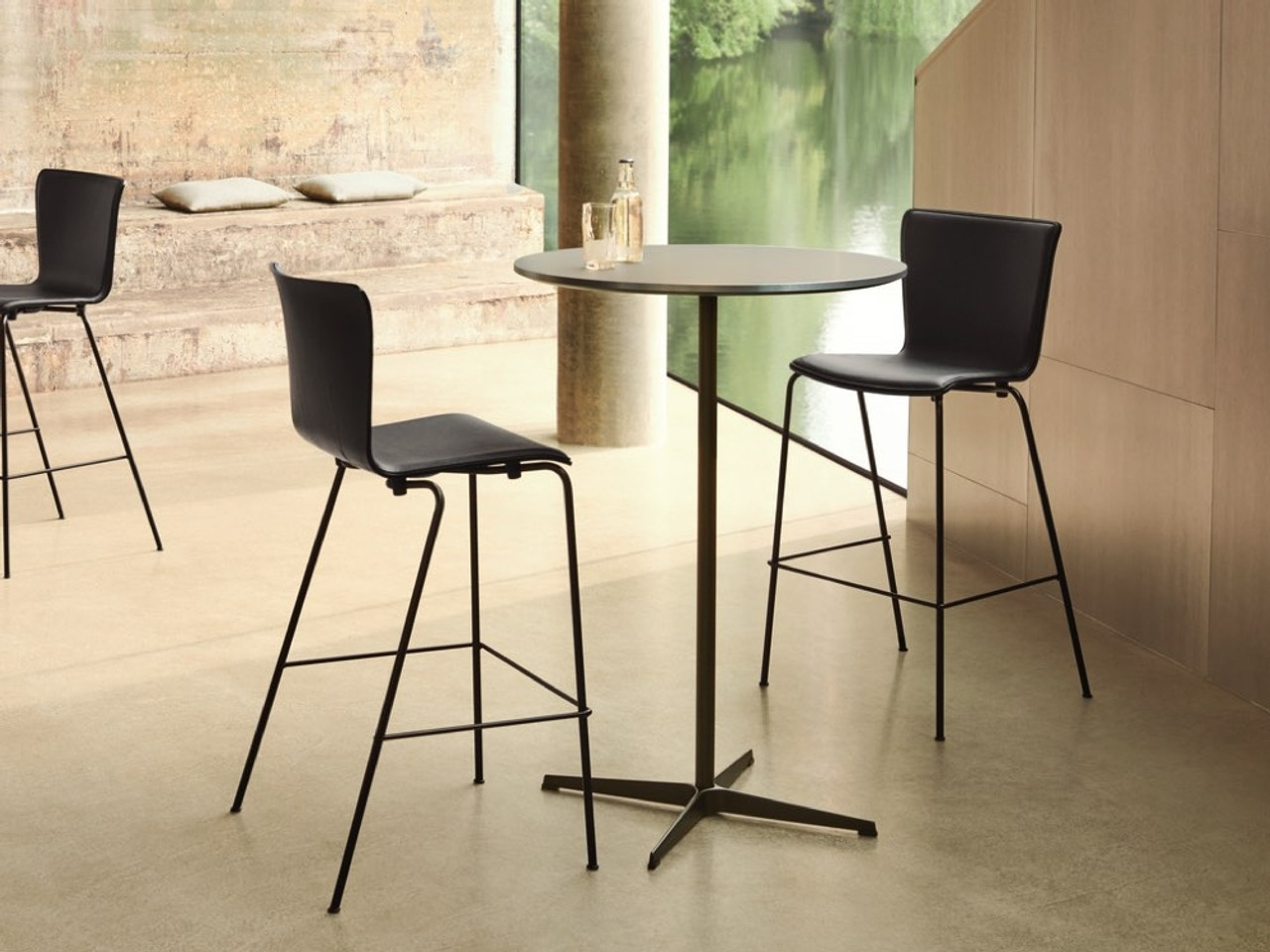 Fritz Hansen Vico Duo Barstool by Vico Magistretti