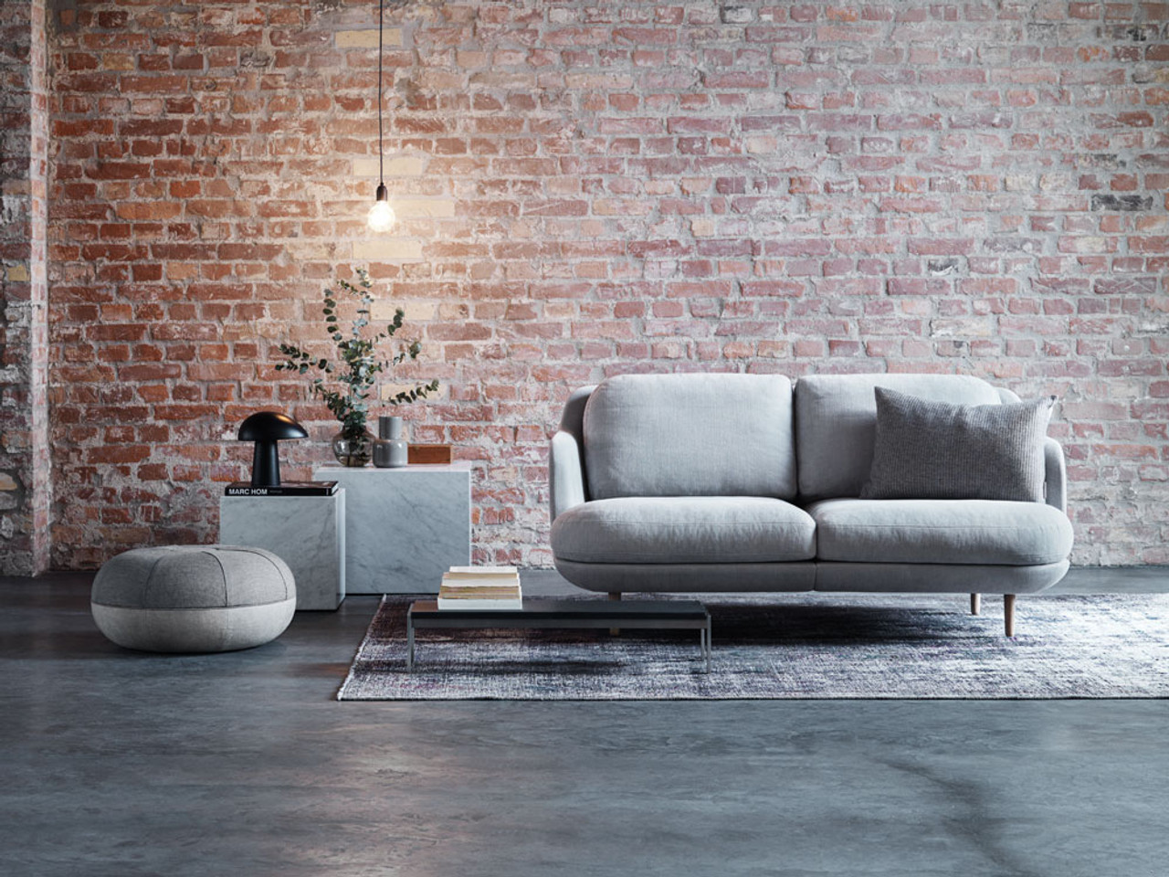 Fritz Hansen Lune Two Seater Sofa by Jaime Hayon