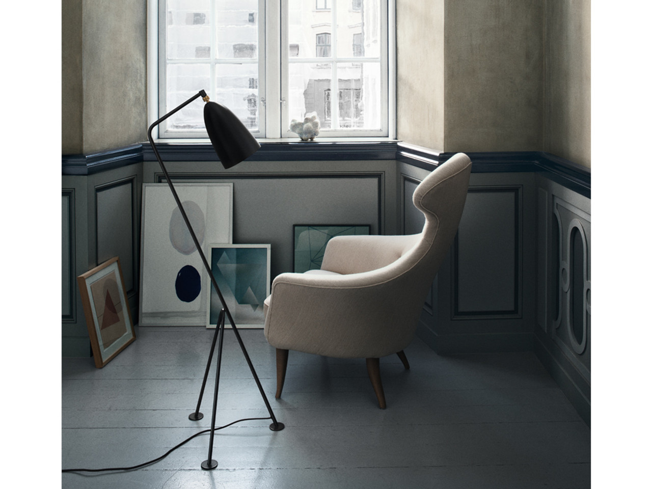 Gubi Grossman Grasshopper Floor Lamp by Greta Grossman