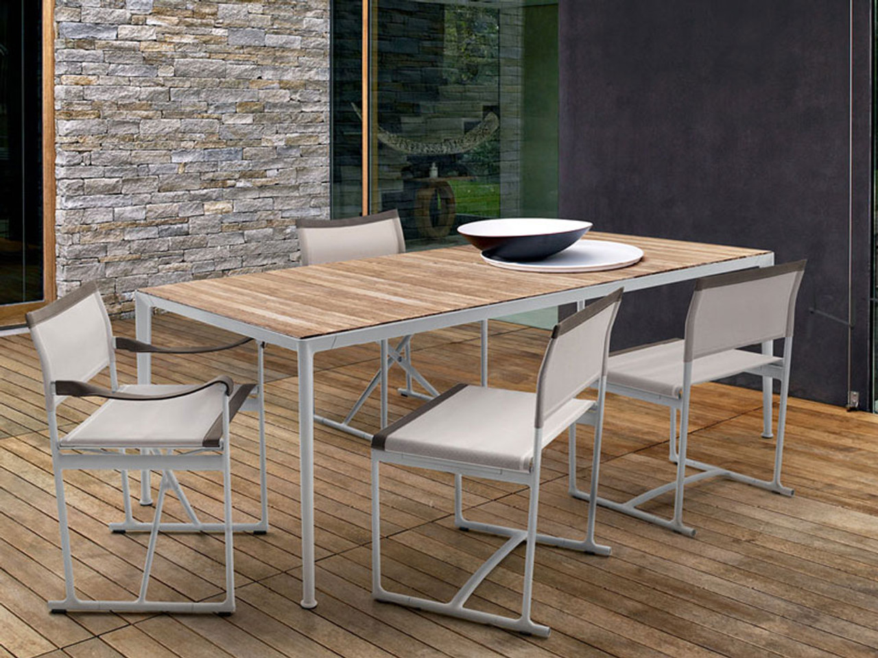 B&B Italia Mirto Outdoor Folding Armchair by Antonio Citterio