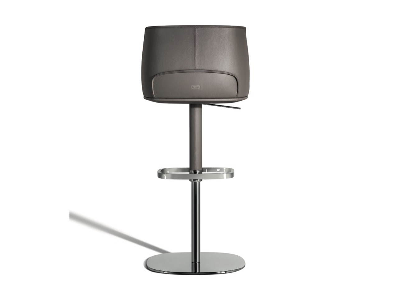 Poltrona Frau Archibald Stool (Column Base) by Jean-Marie Massaud