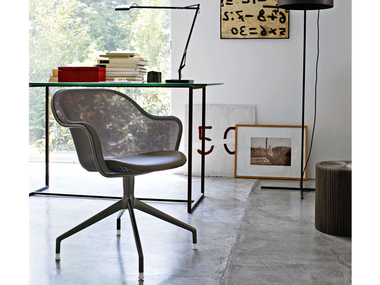 B&B Italia Iuta Swivel Chair by Antonio Citterio