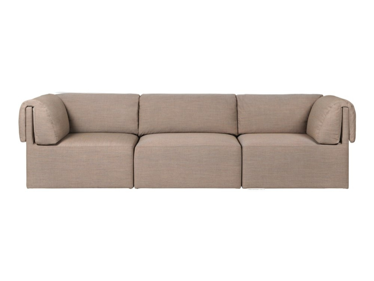 Gubi Wonder Three Seater Sofa by Space Copenhagen