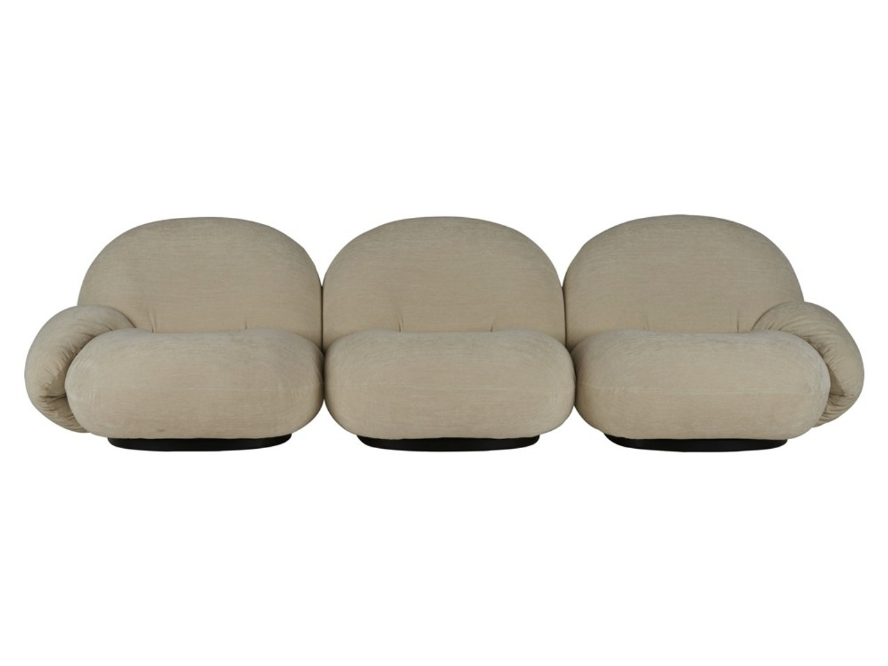 Gubi Pacha 3 Seater Sofa With Armrests by Pierre Paulin Chaplins