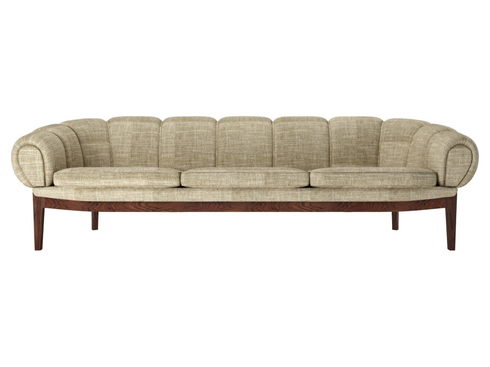 Gubi Croissant Three-Seater Sofa by Illum Wikkelsø