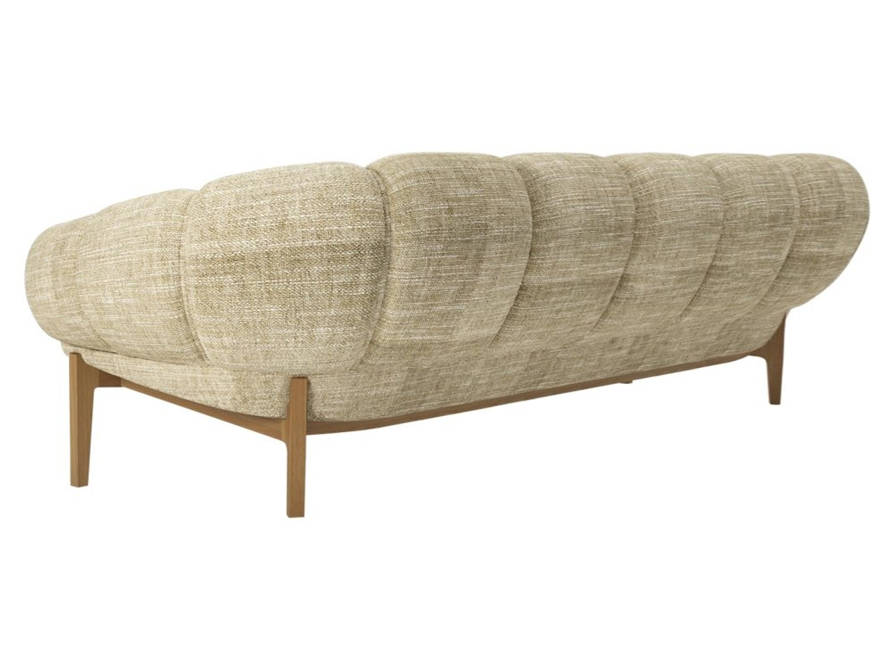 Gubi Croissant Three-Seater Sofa by Illum Wikkelsø