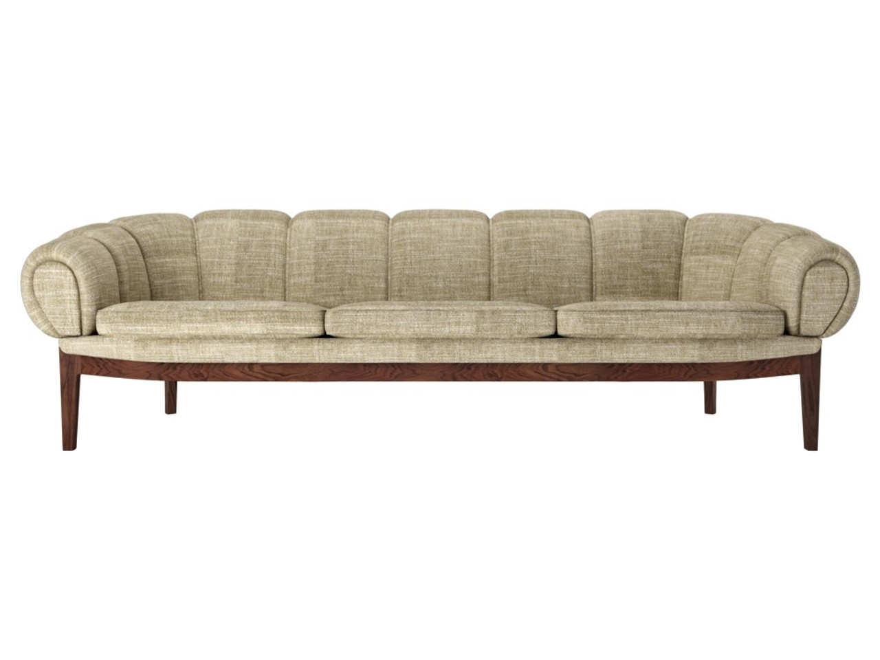 Gubi Croissant Three-Seater Sofa by Illum Wikkelsø