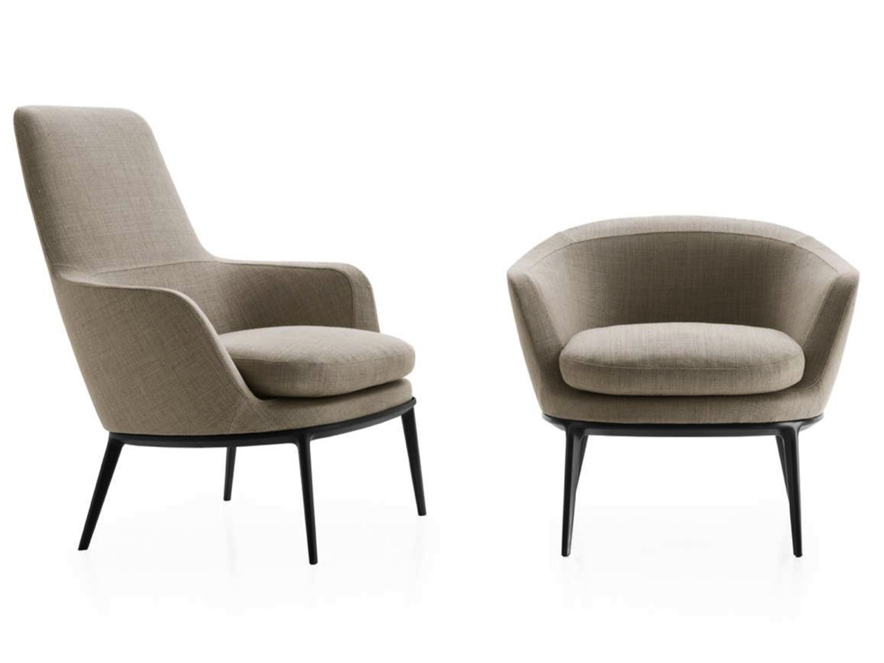 Caratos Armchair With Low Back