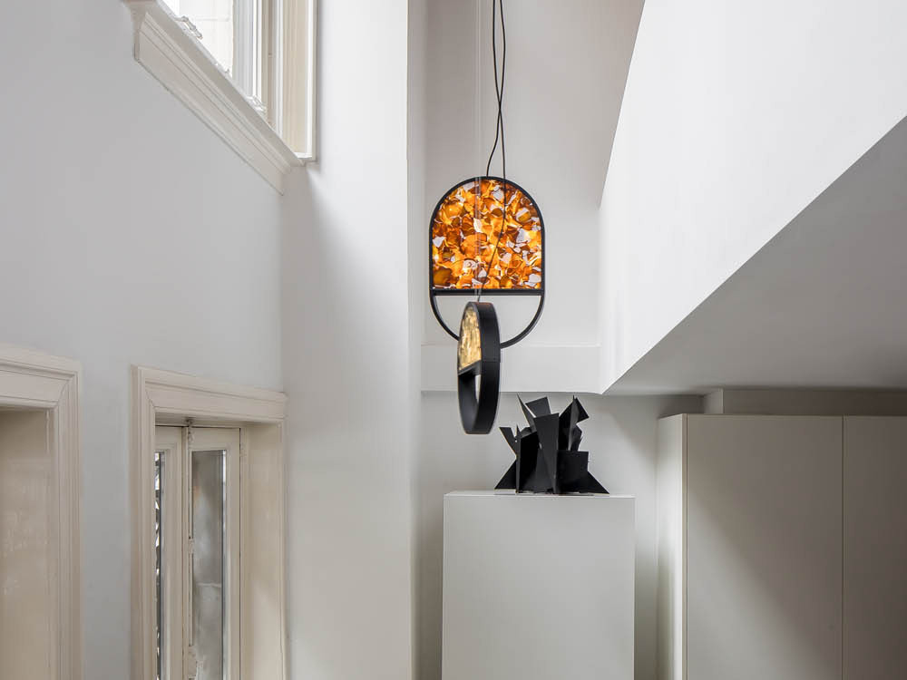 Geometric Pendant Oval Light