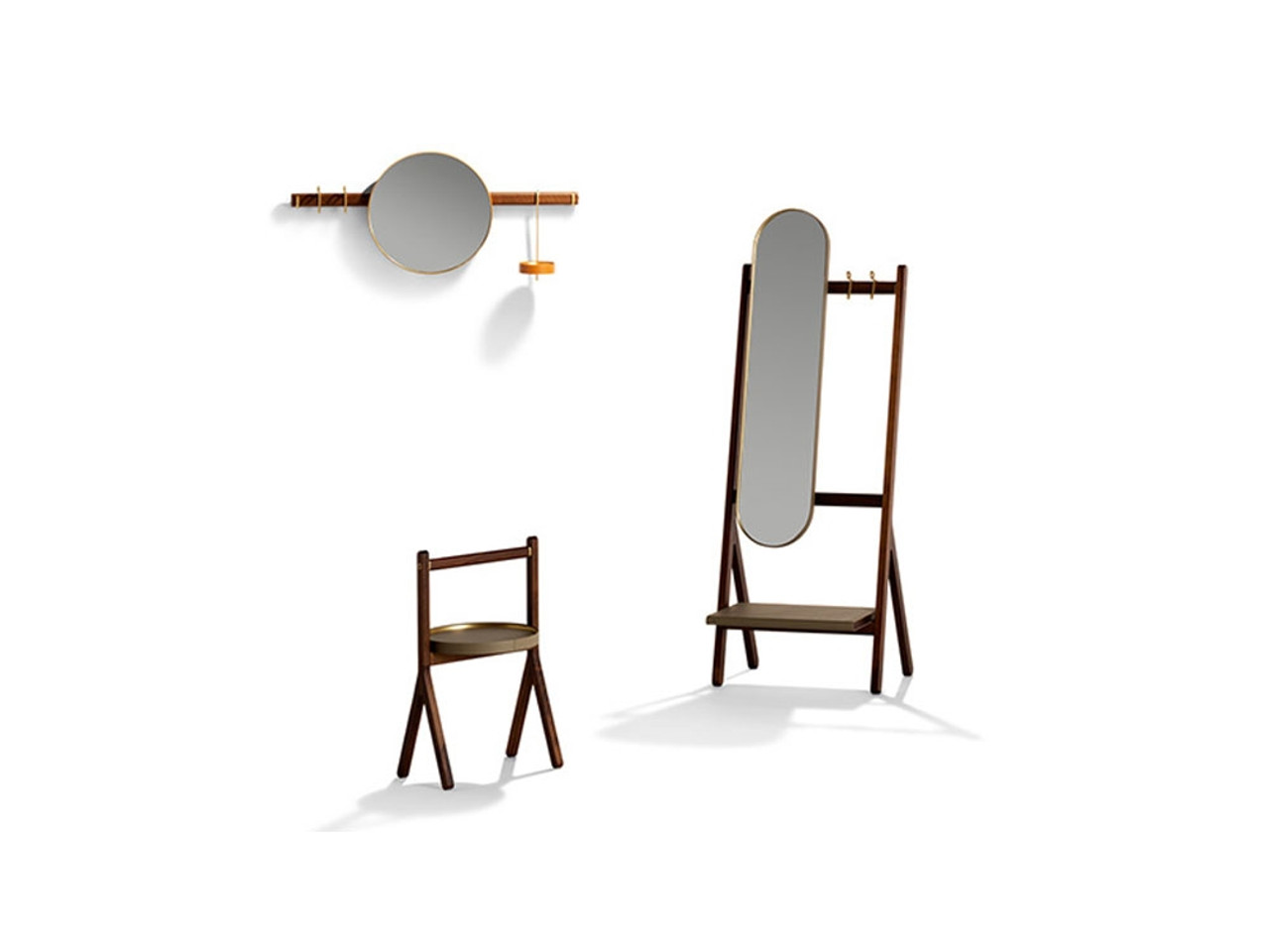 Ren Wall Mirror With Hangers
