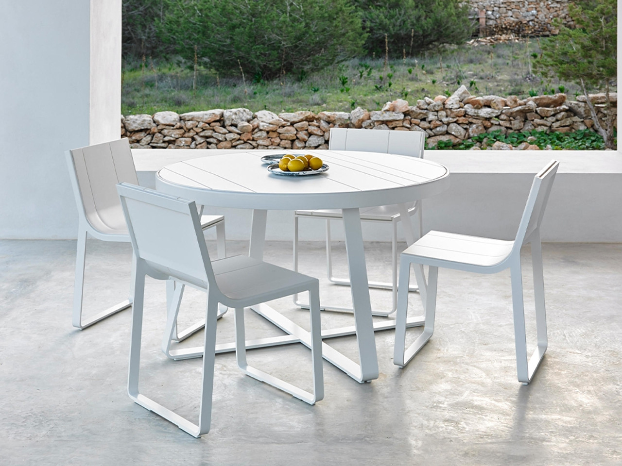 Flat Outdoor Dining Chair