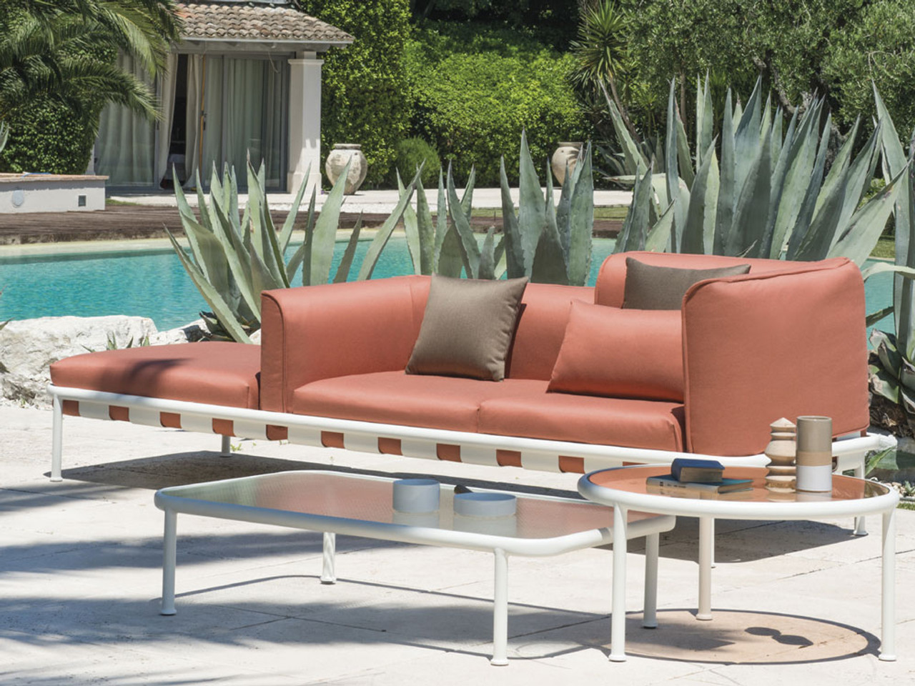Dock Outdoor Sofa with Chaise