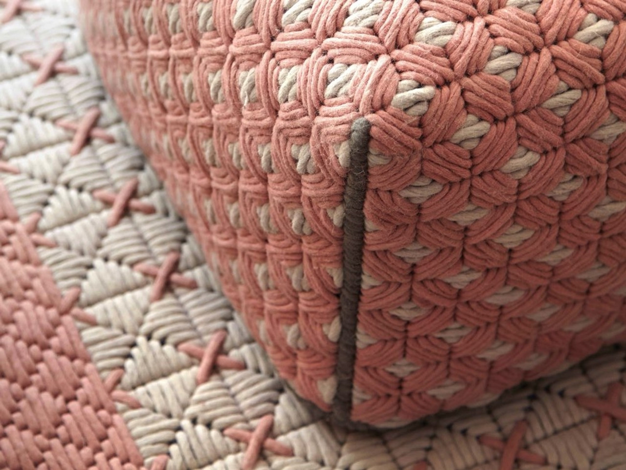 GAN Silaï Pouf by Charlotte Lancelot