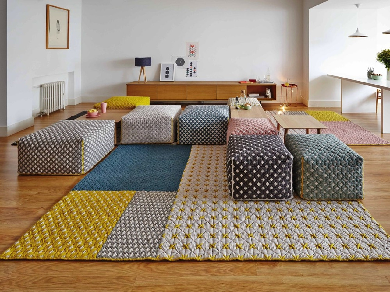 GAN Silaï Pouf by Charlotte Lancelot