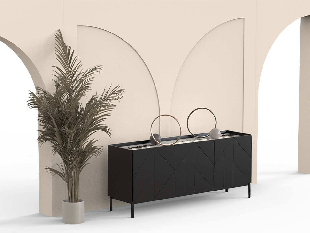 Circle Table Lamp