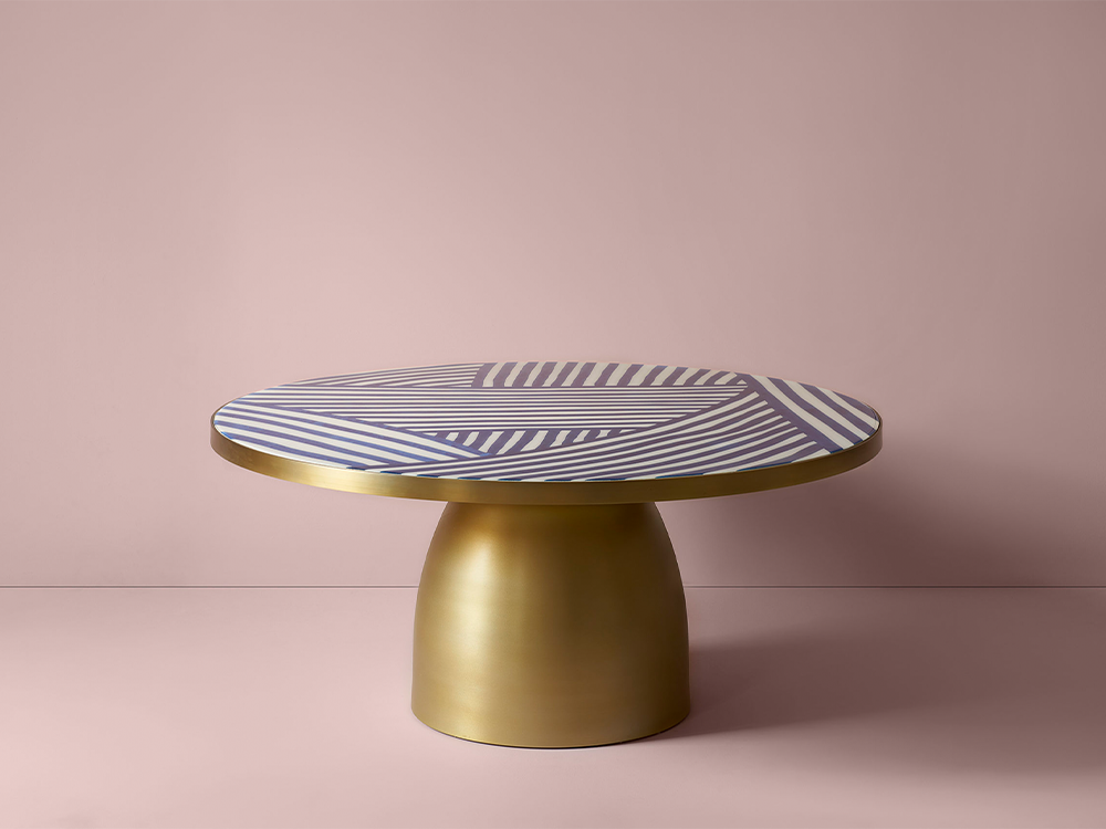 Inky Dhow Lustre Coffee Table