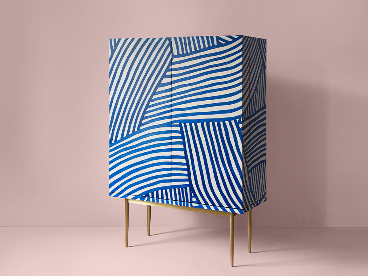 Inky Dhow Large Bar Cabinet