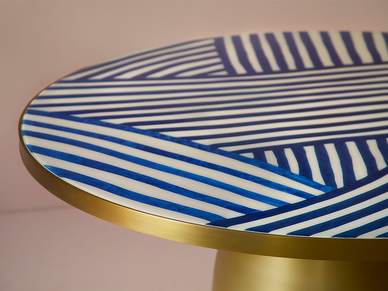 Inky Dhow Lustre Side Table