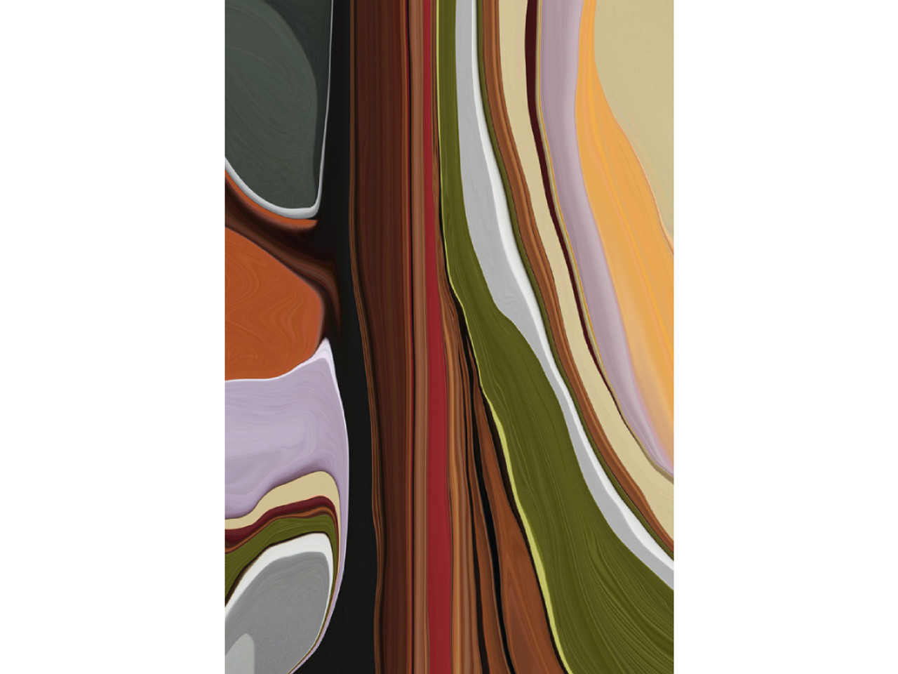 Liquid Layers Rectangular Rug