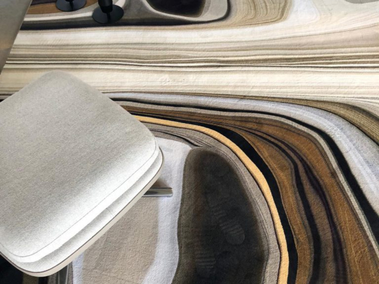 Liquid Layers Rectangular Rug