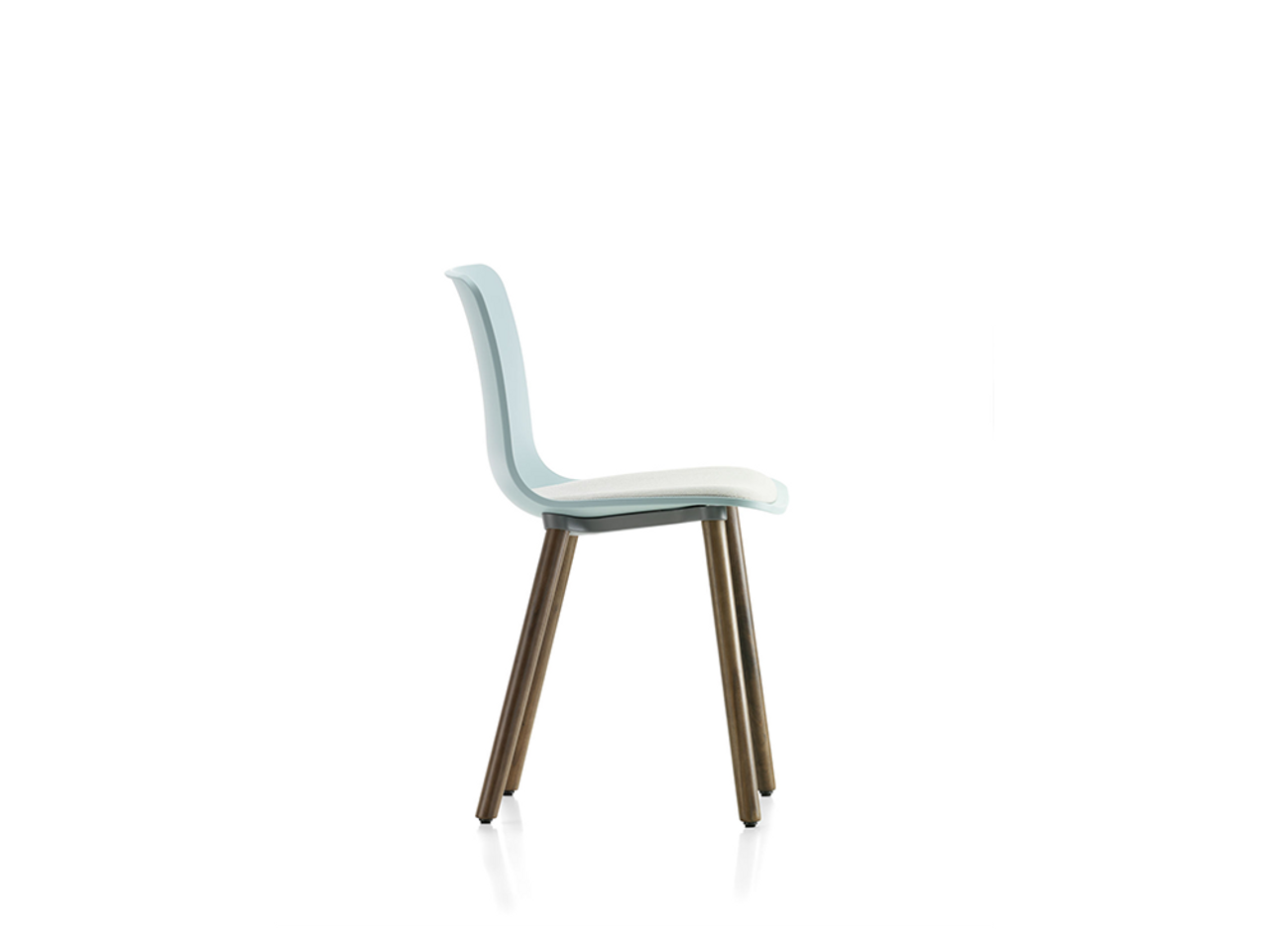 HAL Wood Dining Chair - Upholstered Seat