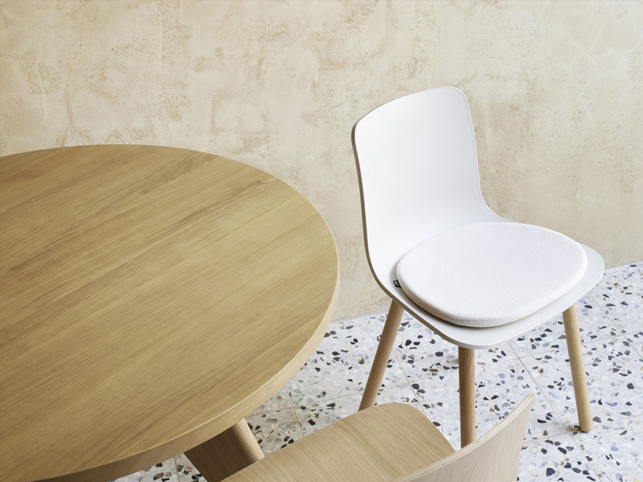 HAL Wood Dining Chair - Upholstered Seat