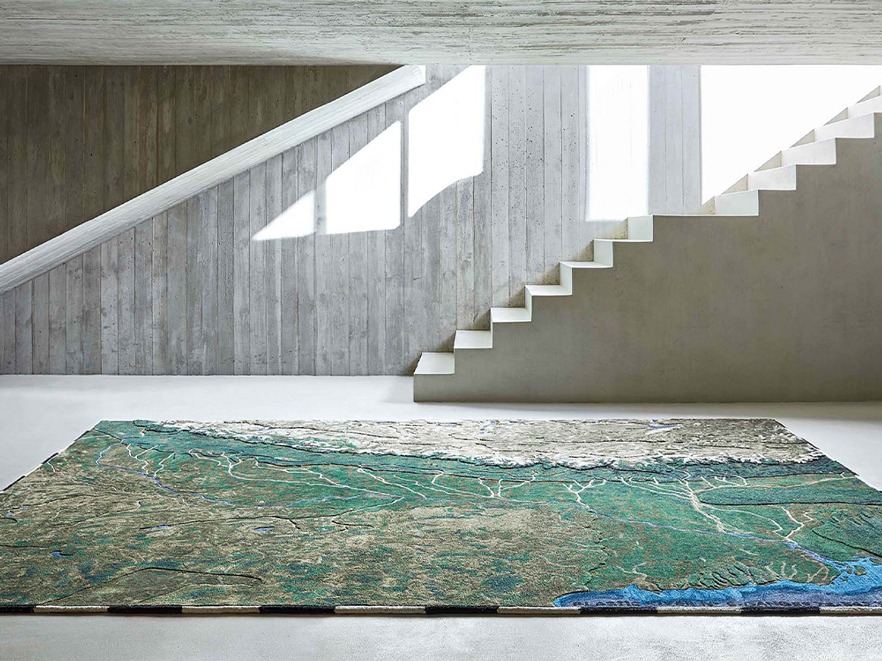 Plastic Rivers Rug