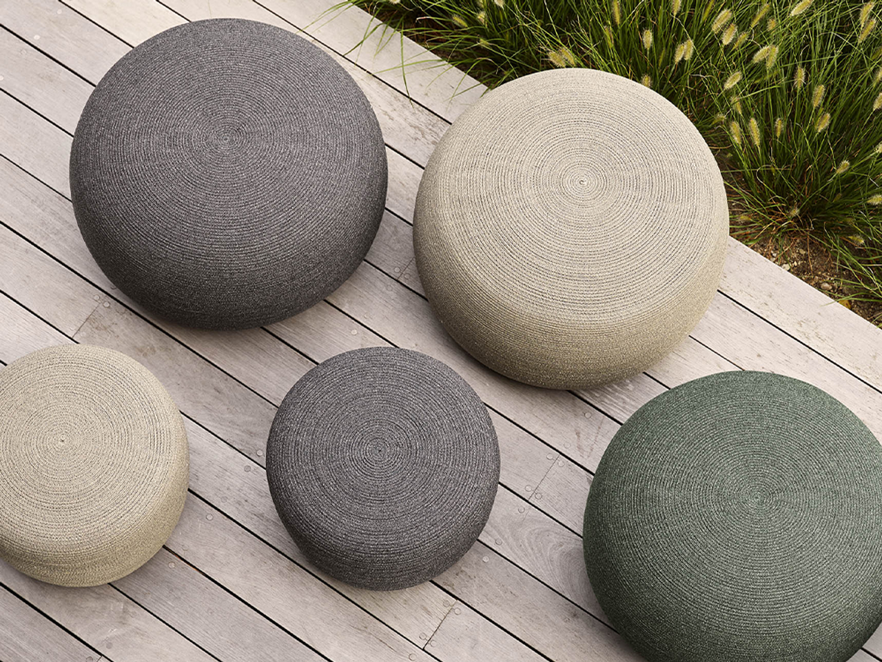 Circle Footstool - Quickship