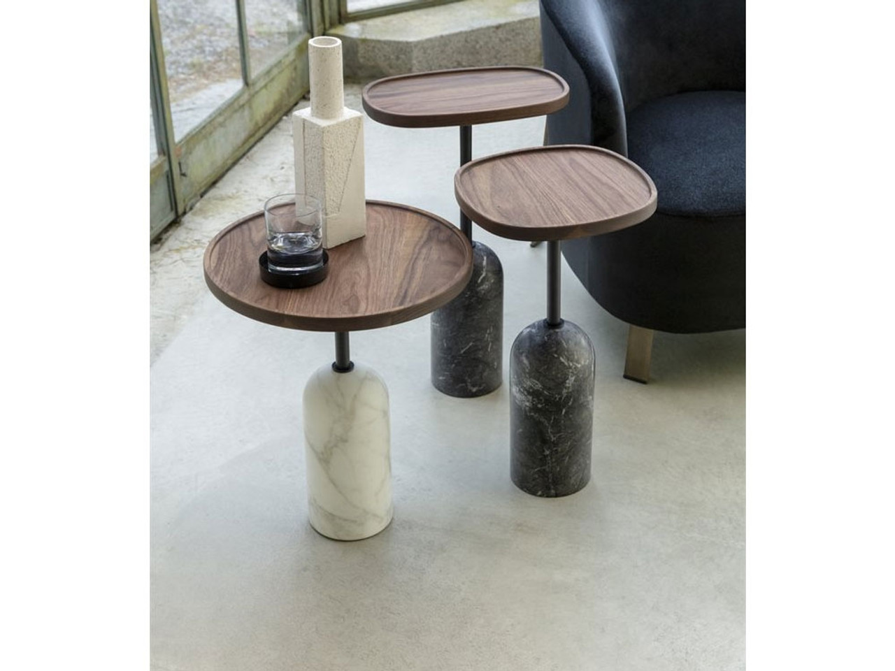 Porada Ekero Oval Side Table by S.Tollgard
