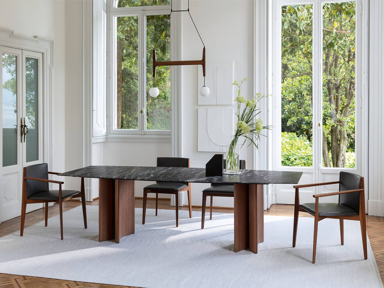 Alan 4 Dining Table - Rock