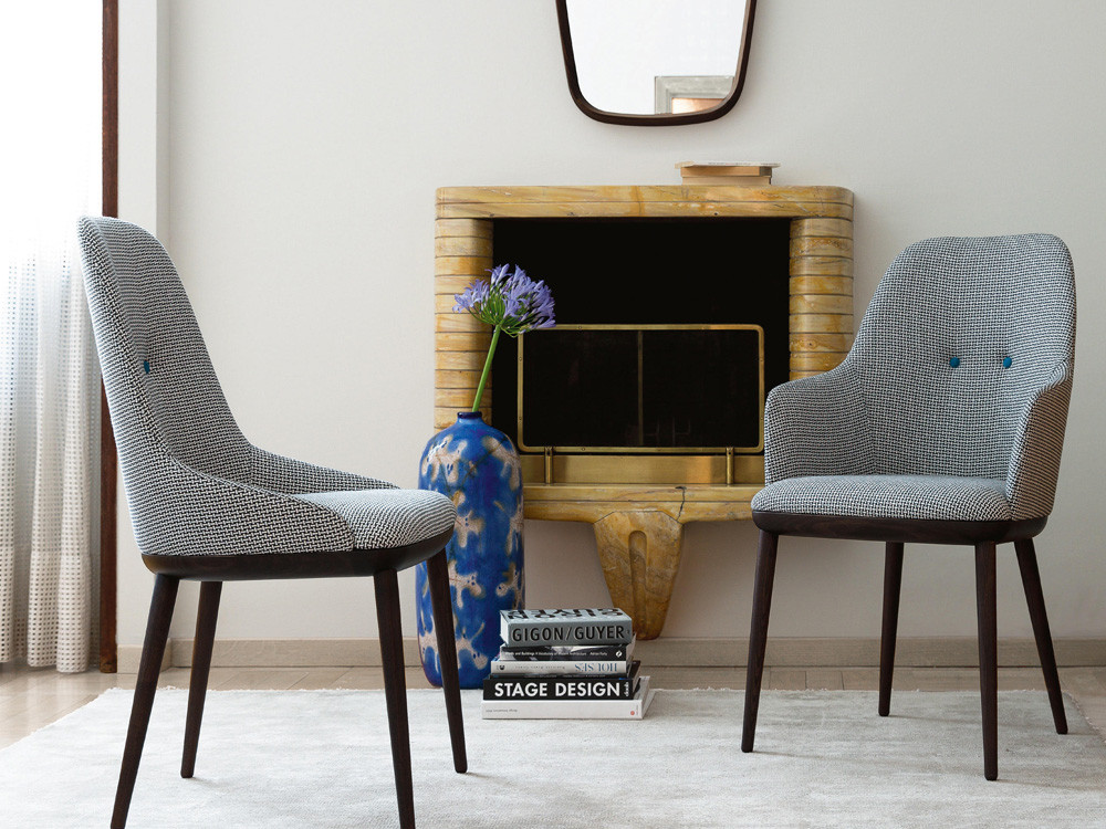  Porada Connie Dining Chair with Arms by C. Ballabio