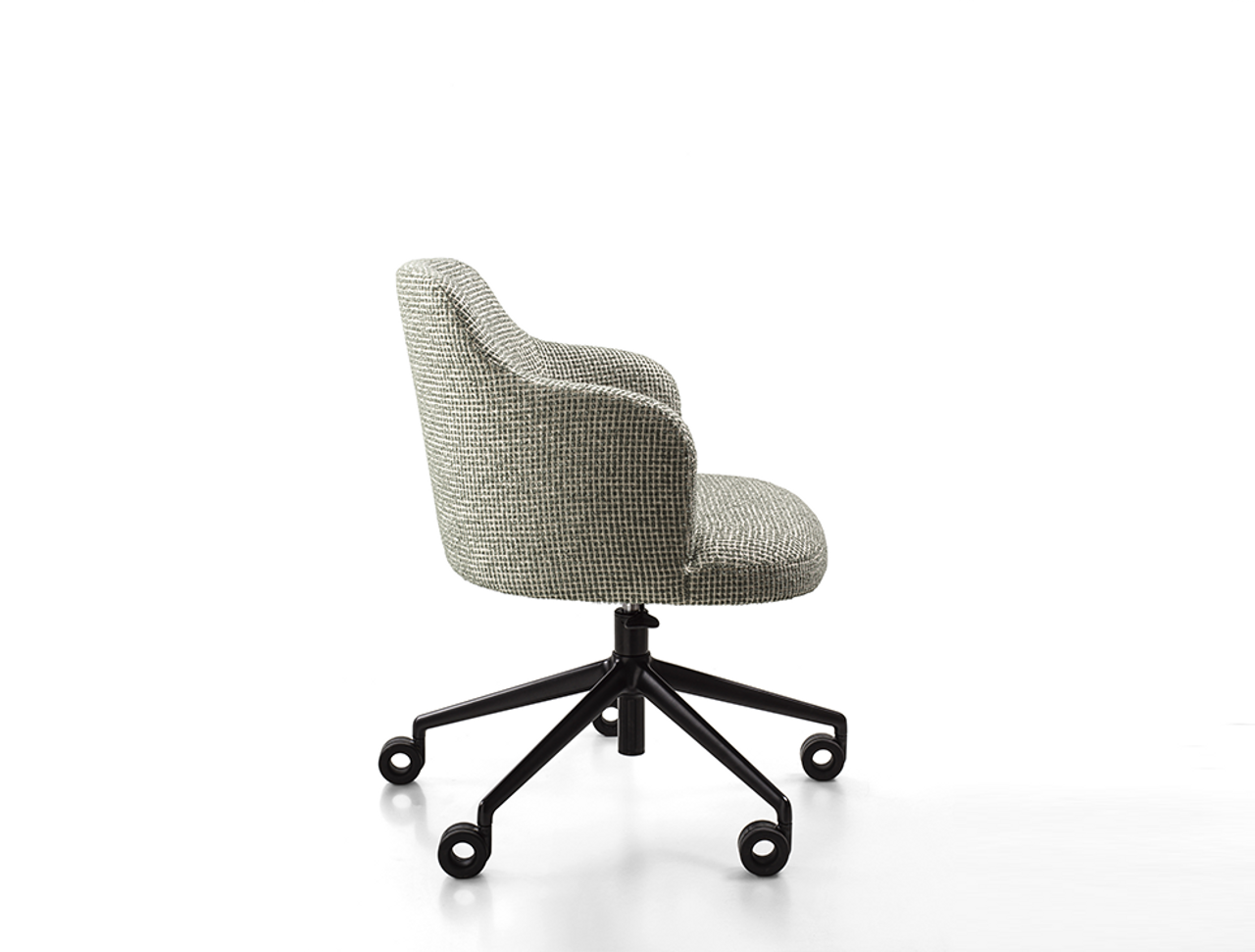 Abby Swivel Armchair - Castors