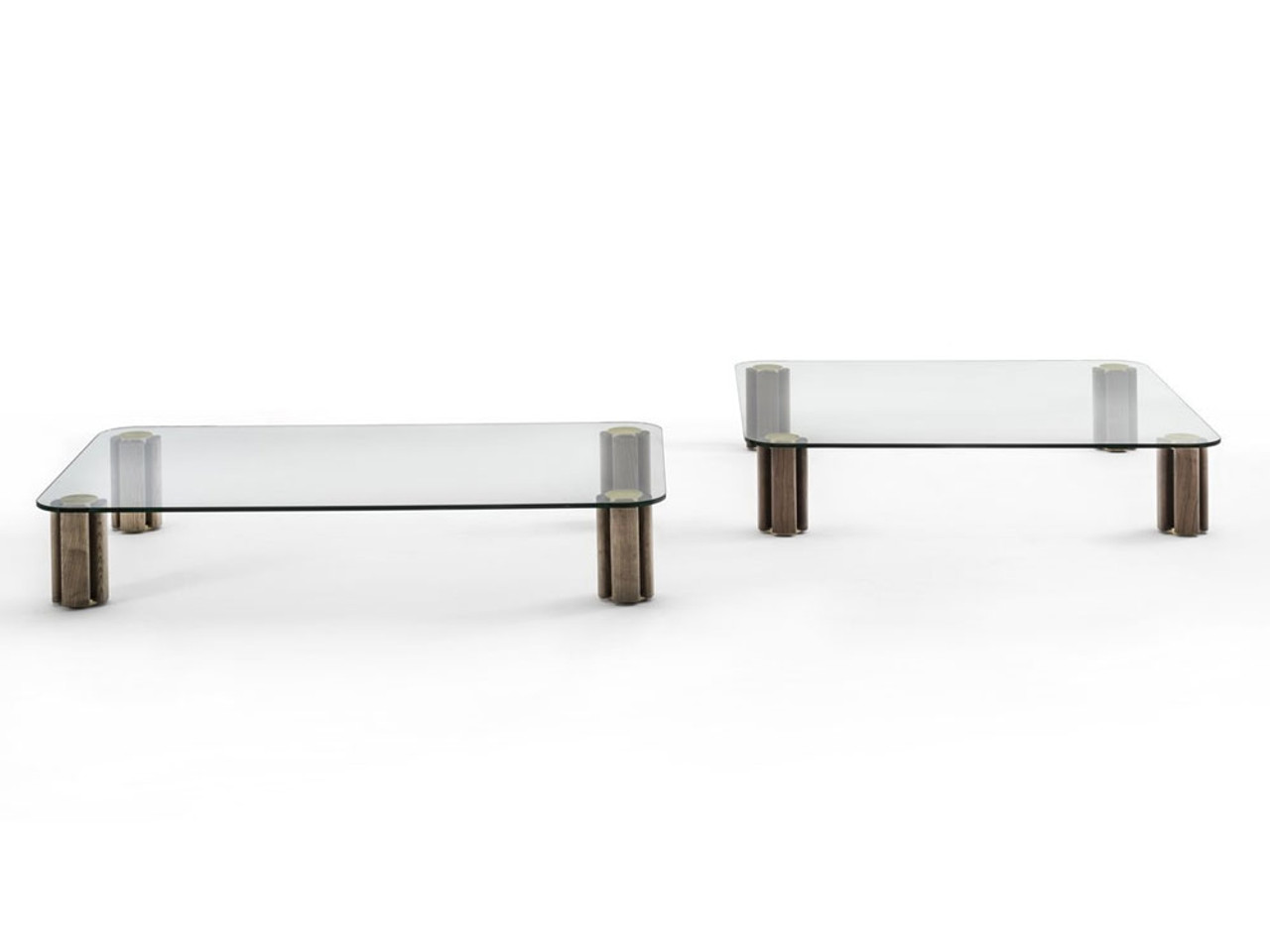Porada Quadrifoglio Tavolino Square Coffee Table by C. Ballabio